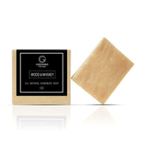 wood & whiskey natural soap