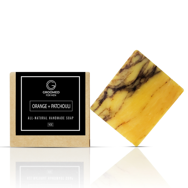 orange patchouli natural soap